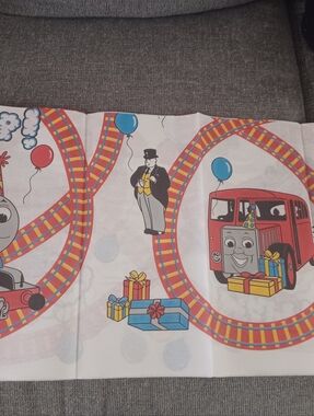 Vintage Thomas The Train Paper Tablecloth